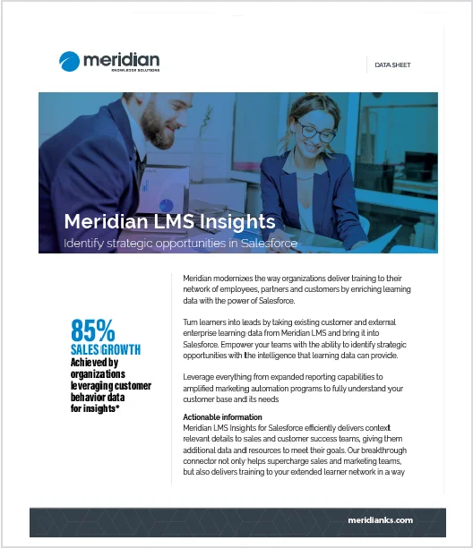 Meridian LMS and Salesforce thumbnail