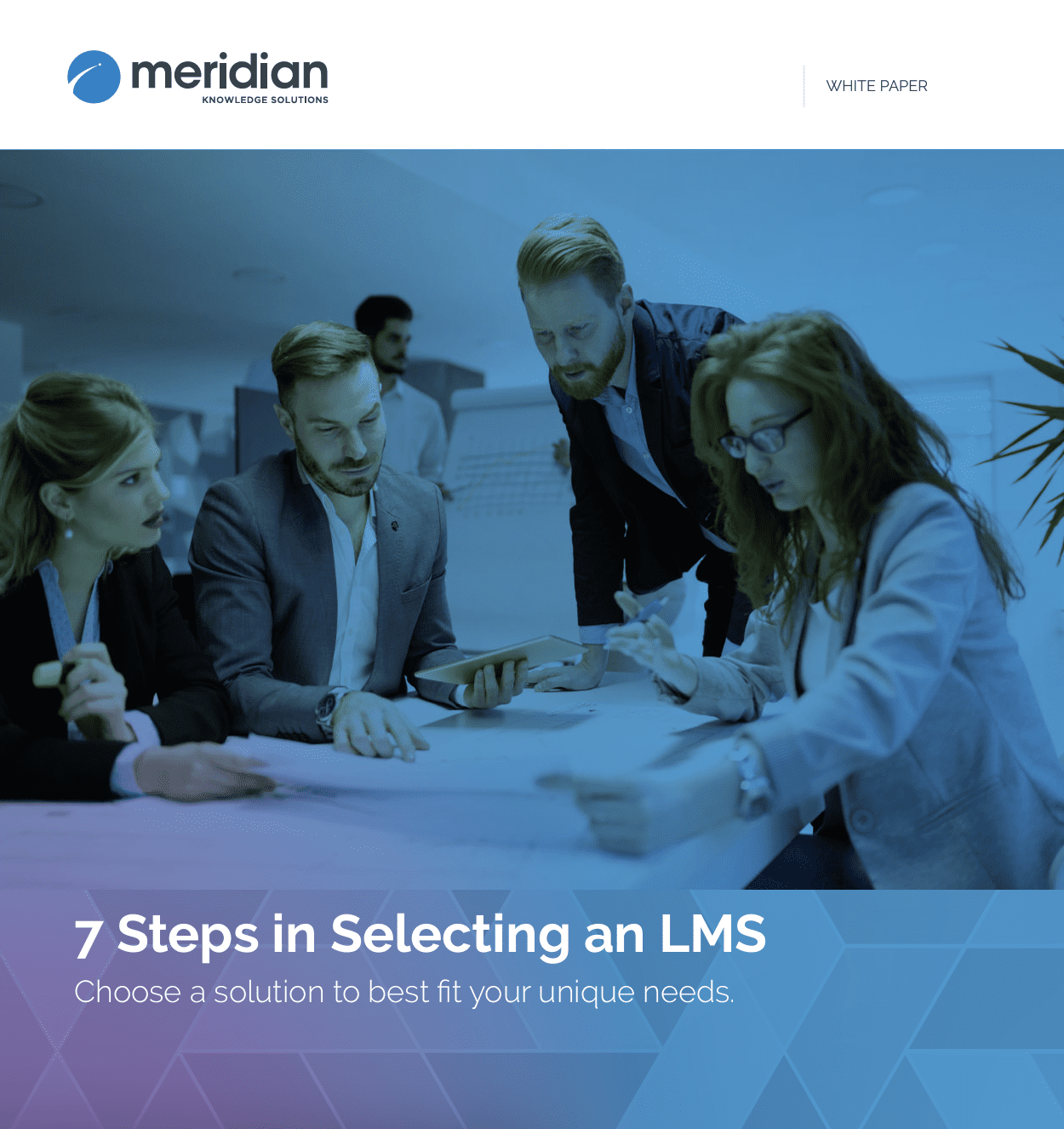 7 steps in selecting an lms ebook cover