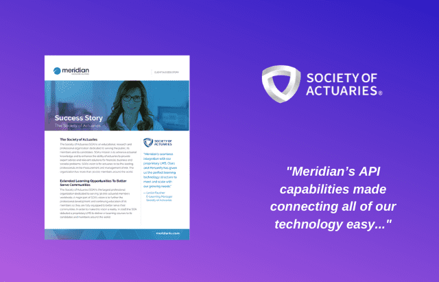Meridian LMS SOA Customer Quote