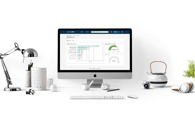 Meridian LMS desktop dashboard