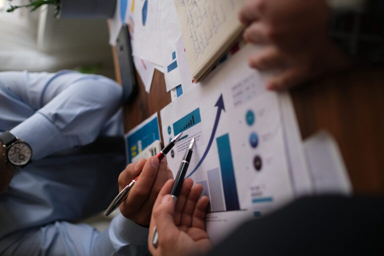 Business agreement,brainstorm concept. owner, advisors and partner discussing meeting financial on table office.