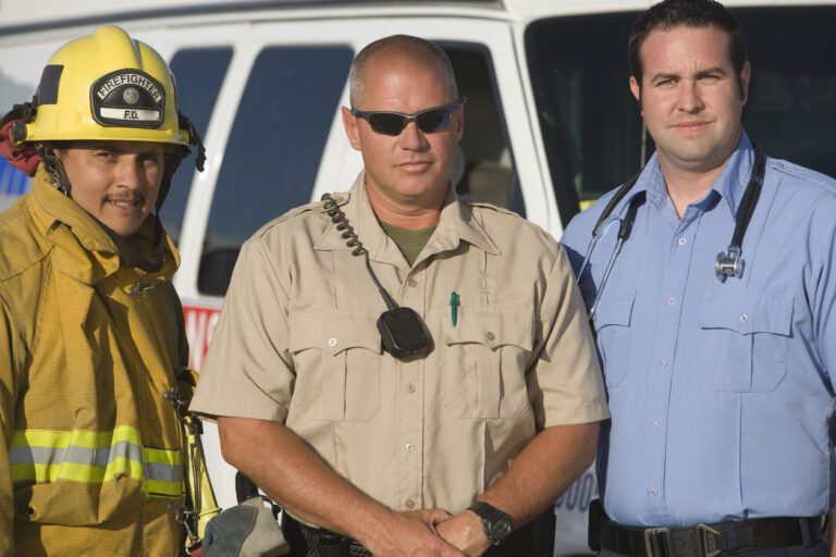 Portrait of emergency services